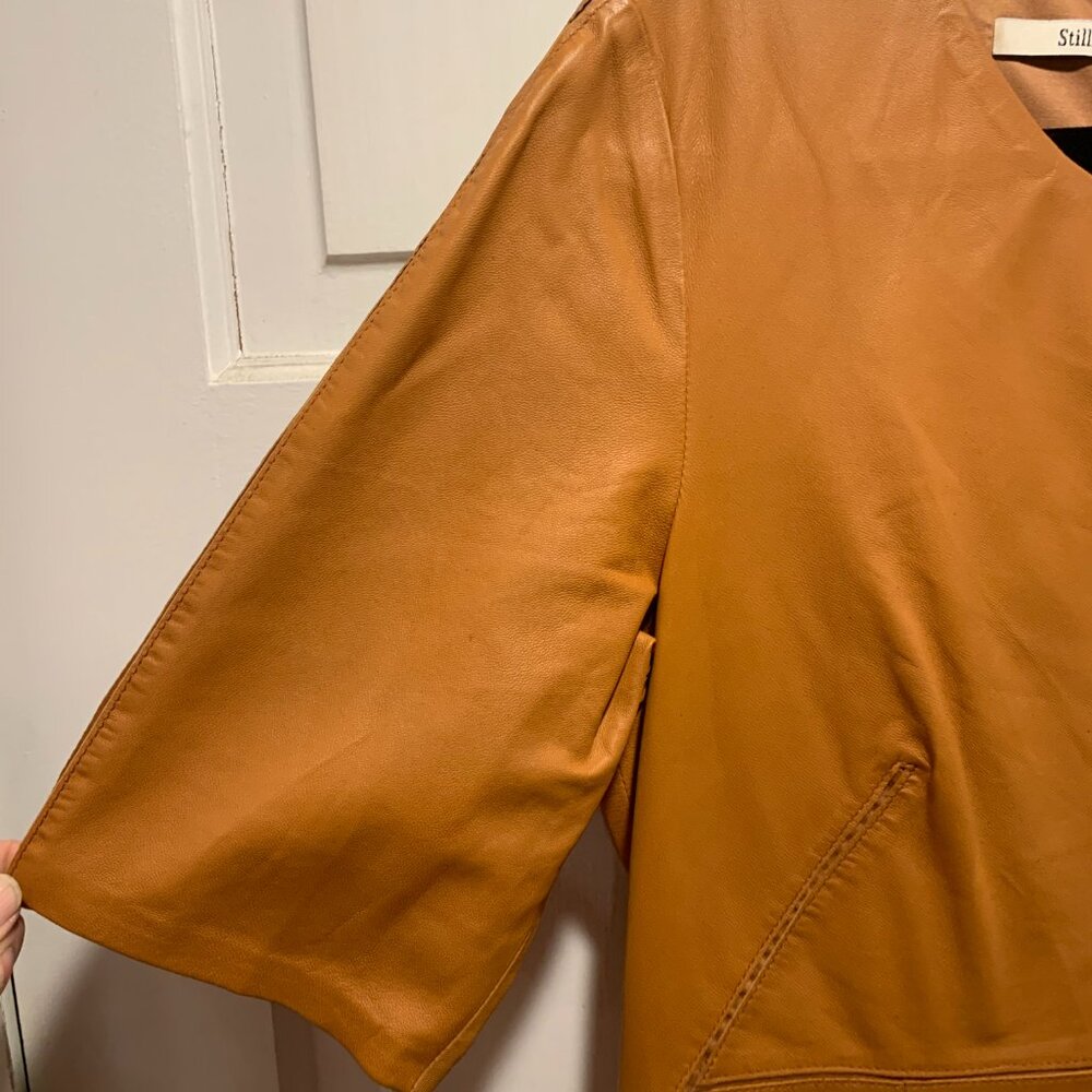 Stills~ Genuine Leather Dress - Picture 7 of 16
